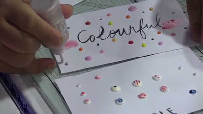 Glitter Drops Golden Sunset  / Pintura de Realce Oro Brillante Adornos / Embellishments Nuvo