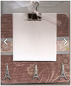 12 Eiffel Tower Brads / Sujetadores Torre Eiffel