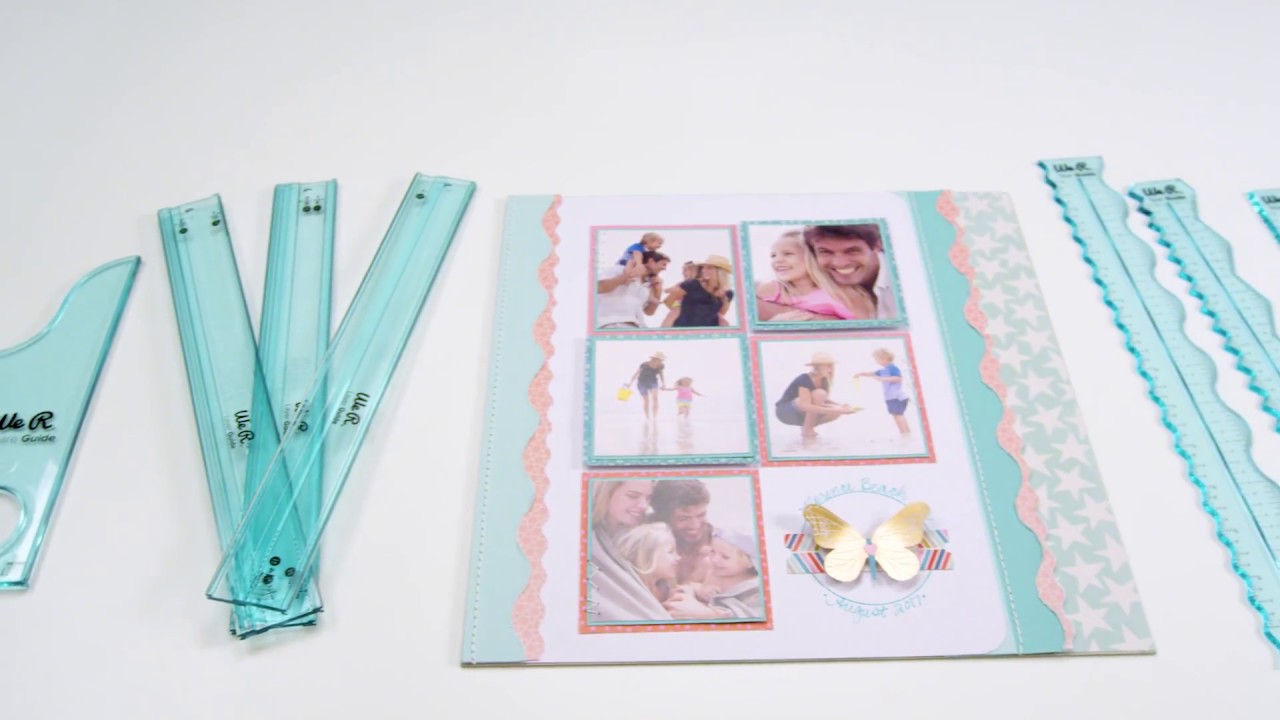 Tear Guides / Guias para Cortar Rasgando el Papel Descontinuado We R Memory Keepers