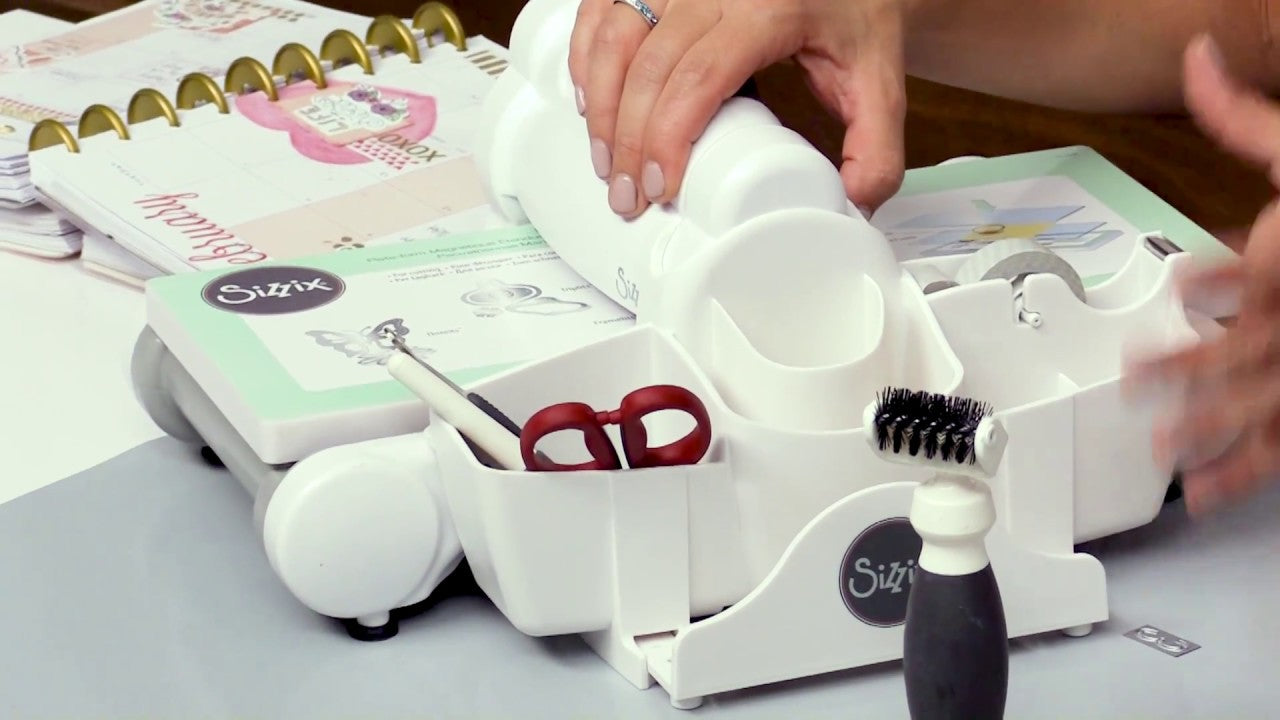 Big Shot Tool Caddy White / Organizador de Accesorios para Big Shot Blanco Descontinuado Sizzix