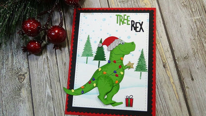 Tree Rex Die / Suaje de Dinosaurio Descontinuado Cheery Lynn Designs