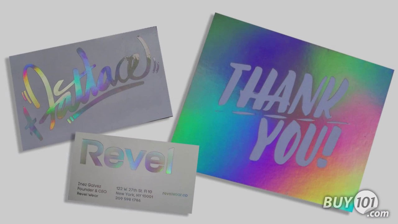 Minc Reactive Foil Iridescent / Rollo de Papel Metalizado Iridiscente Plateado Foil Reactivo Heidi Swapp