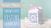 Thinlits Snowflake Favor Box Die  / Suaje de Cajita de Copo de Nieve