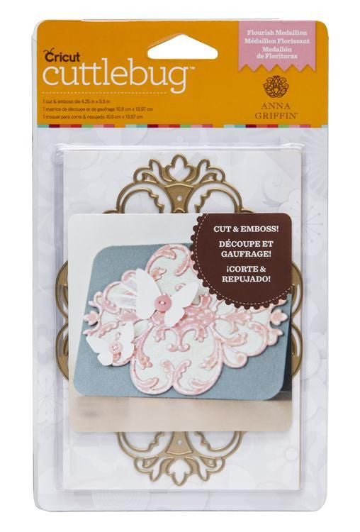 Suaje de Corte Para Hacer Fondo de Ondas Decorativas / Flourish Medallion Descontinuado Cuttlebug