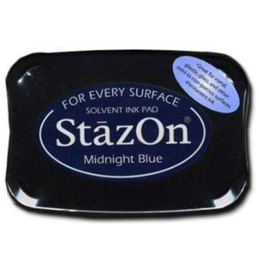 StazOn Midnight Blue / Tinta Solvente Azul Medianoche Descontinuado Tsukineko
