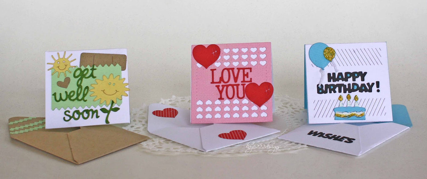 To &amp; From Gift Envelope / Suaje de Corte de Tarjeta de Sobre y Tarjeta Descontinuado Cheery Lynn Designs