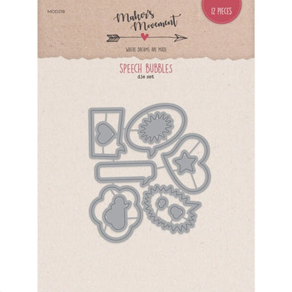 Speech Bubbles Dies / Suaje de Globos de Texto Descontinuado Cheery Lynn Designs