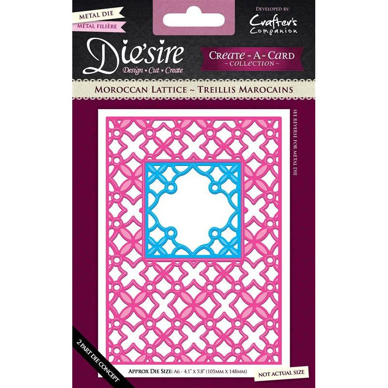 Suaje de Corte para Hacer Fondos de Reja / Moroccan Lattice Dados de Corte / Suajes / Troqueles Crafter&