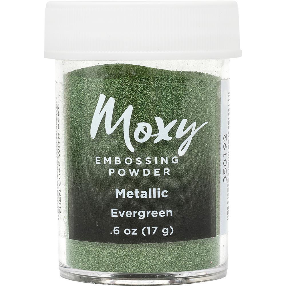 Moxy Evergreen Embossing Powder / Polvo de Realce Verde Descontinuado American Crafts