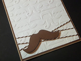 Embossing Folder Mr. Maverick / Folder de Grabado Bigotes y Peine Descontinuado Cuttlebug