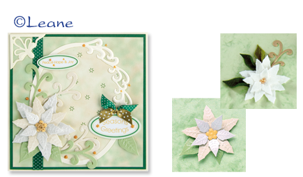 Suaje de Corte de Flor y Hoja / Multi Die Flower 004 Descontinuado Leane Creatief