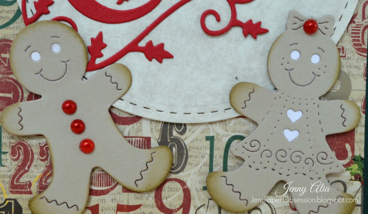 Suaje de Corte de Galleta de Jengibre / Gingerbread Hugs Die Descontinuado Cheery Lynn Designs