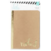 Kraft Foil Journal Notebook  / 1 Libreta tipo Journal Rayada