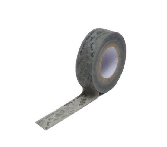 Washi Tape Vintage Newsprint / Cinta Adhesiva Noticias Viejas Adornos / Embellishments Queen&amp;Co
