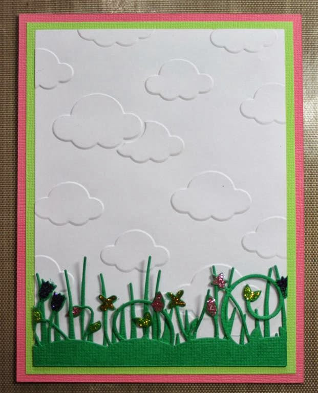 Embossing Cloudy Sky / Folder de Grabado Nubes Descontinuado Darice