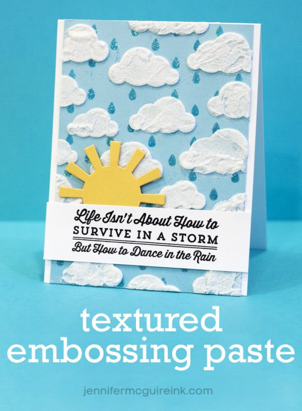 Embossing Cloudy Sky / Folder de Grabado Nubes Descontinuado Darice