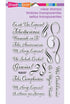 Spanish Loving Messages Clear Stamps / Sellos de Polímero con Frases en Español Descontinuado Stampendous