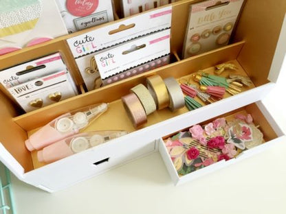Desktop Organizer / Organizador Blanco Descontinuado Crate Paper
