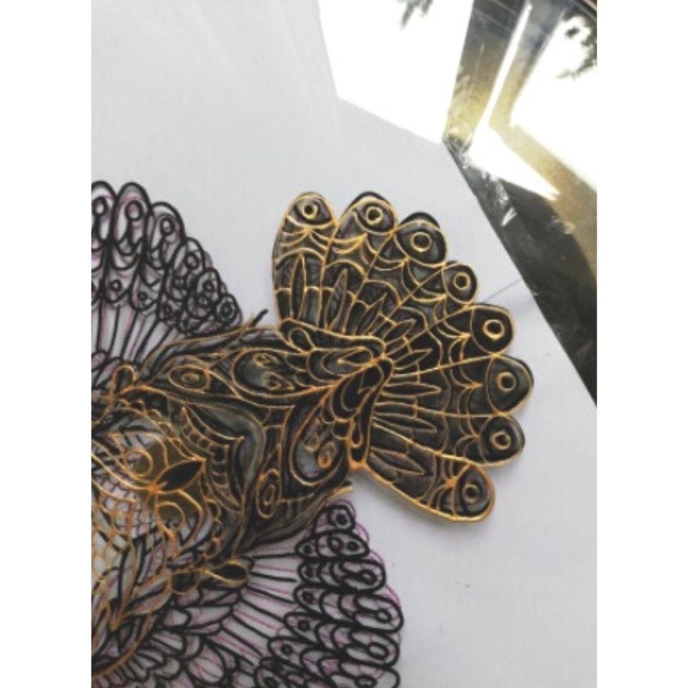 Relief Outliner Gold / Contorno a Relieve Oro Descontinuado Pebeo