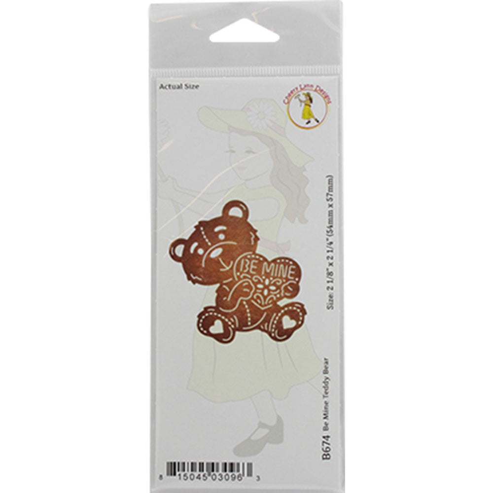 Suaje de Corte de Oso / Be Mine Teddy Bear Descontinuado Cheery Lynn Designs