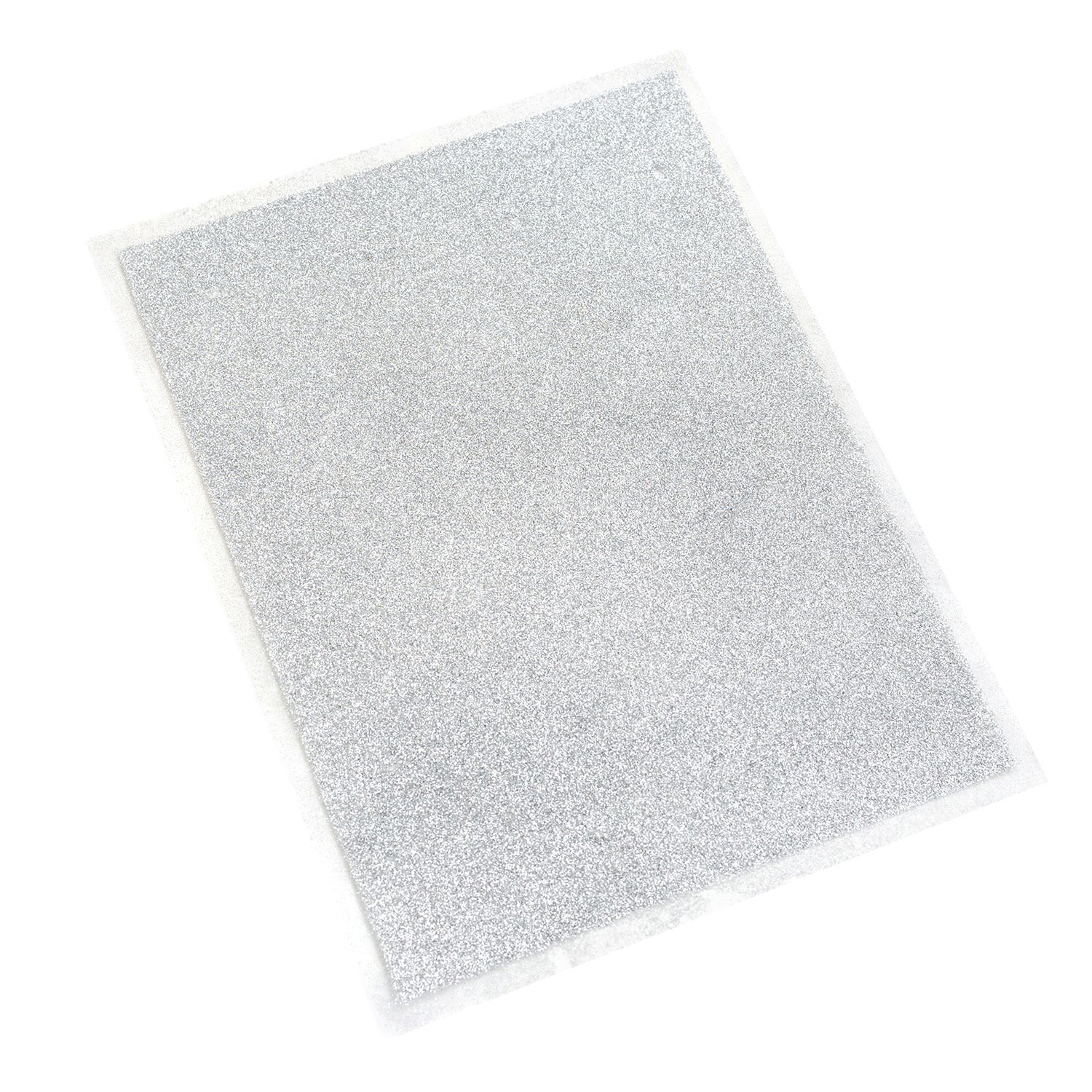 Minc Glitter Sheets Silver / 4 Hojas de Papel Metalizado Brillitos Plata Foil Heidi Swapp