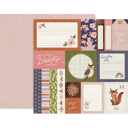 Again and Again Paper Pad / Block de Papel Decorado Descontinuado American Crafts