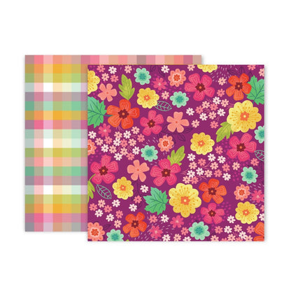 Truly Grateful Paper Pad / Block de Papel Colección Agradecimiento Descontinuado Pink Paislee