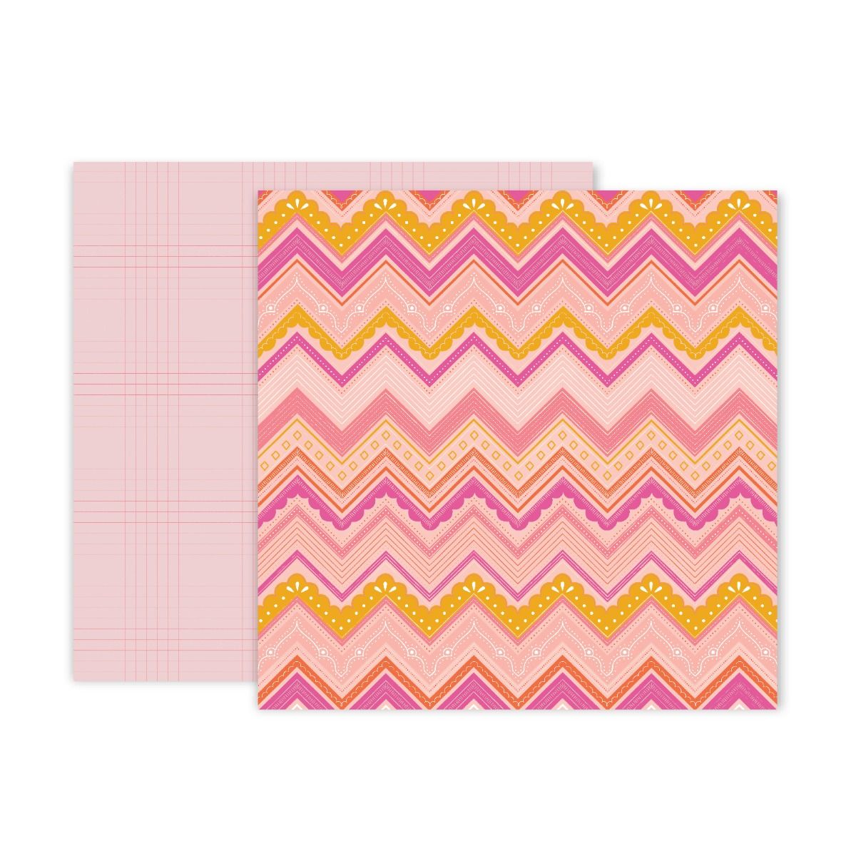 Truly Grateful Paper Pad / Block de Papel Colección Agradecimiento Descontinuado Pink Paislee