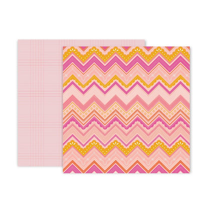 Truly Grateful Paper Pad / Block de Papel Colección Agradecimiento Descontinuado Pink Paislee