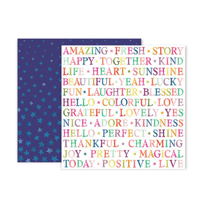 Truly Grateful Paper Pad / Block de Papel Colección Agradecimiento Descontinuado Pink Paislee