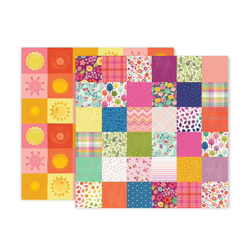 Truly Grateful Paper Pad / Block de Papel Colección Agradecimiento Descontinuado Pink Paislee