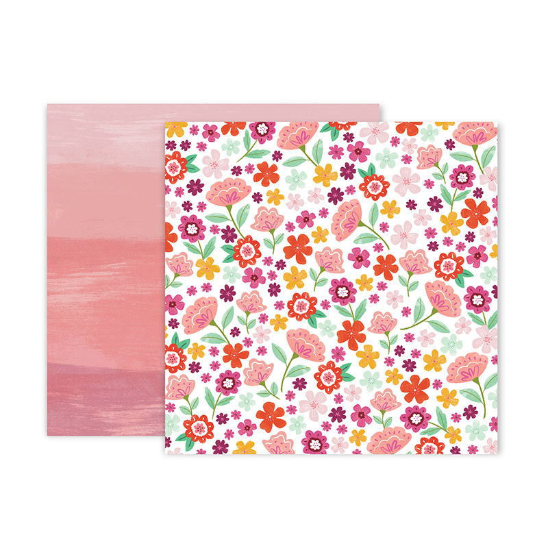 Truly Grateful Paper Pad / Block de Papel Colección Agradecimiento Descontinuado Pink Paislee