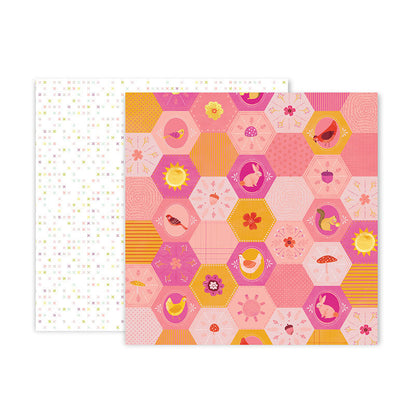 Truly Grateful Paper Pad / Block de Papel Colección Agradecimiento Descontinuado Pink Paislee