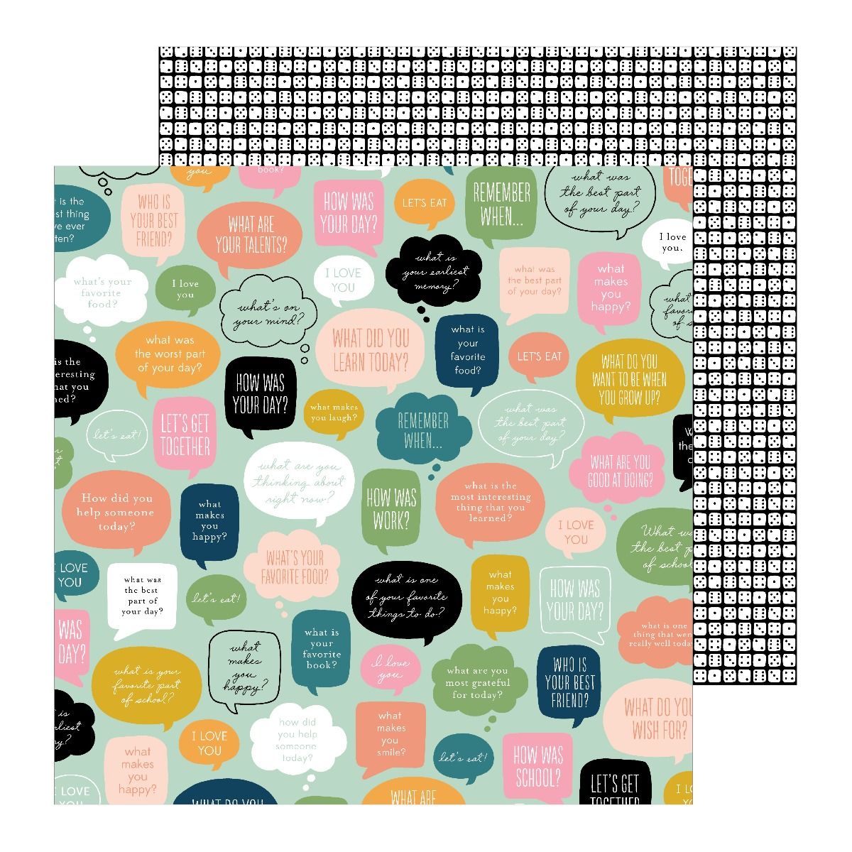 This is family Paper Pad / Block de Papel Decorado Papel American Crafts