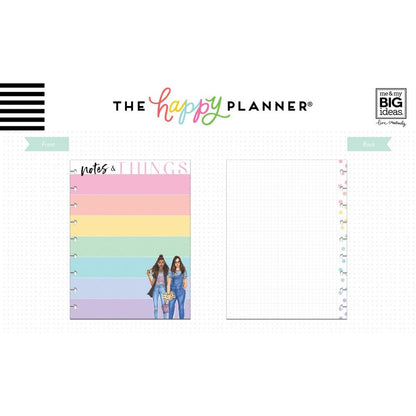 Happy Planner X Rongrong Fill Paper / Hojas de Repuesto para Agenda Happy Planner Descontinuado Me &amp; My Big Ideas