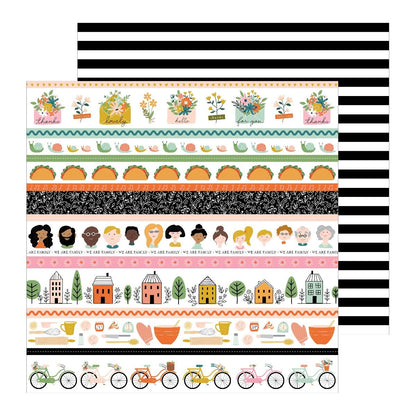 This is family Paper Pad / Block de Papel Decorado Papel American Crafts