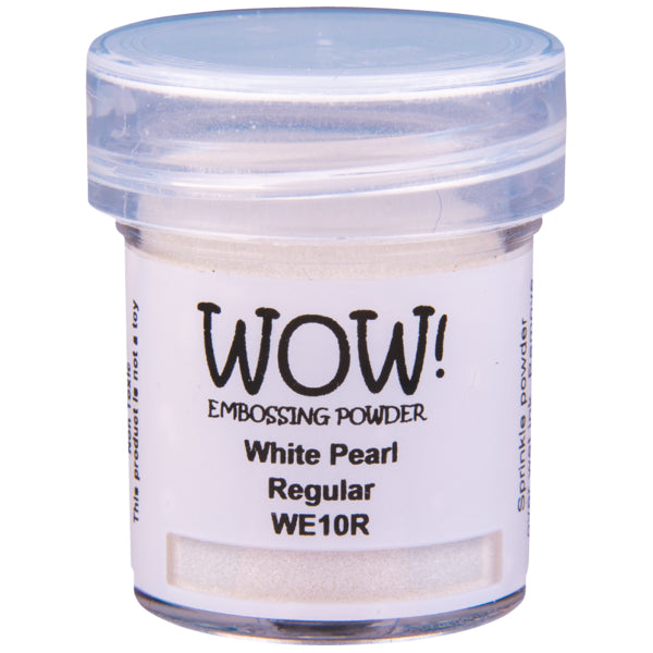 White Pearl Embossing Powder / Polvo de Embossing Perla Blanca Polvos de Embossing Wow!