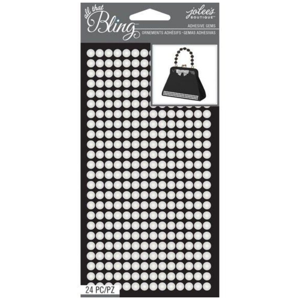 Adhesive Pearls / Perlas Blancas Adhesivas Adornos / Embellishments Jolee&