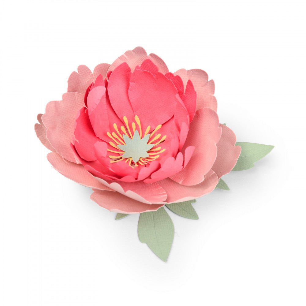 Thinlits Peony Die / Suaje Flor Peonia Descontinuado Sizzix