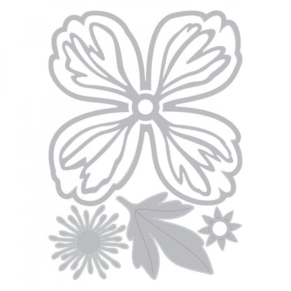 Thinlits Peony Die / Suaje Flor Peonia Descontinuado Sizzix