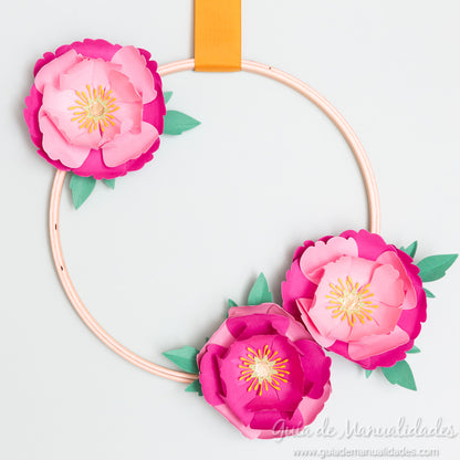 Thinlits Peony Die / Suaje Flor Peonia Descontinuado Sizzix