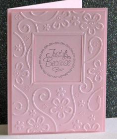 Embossing Plus Perfect Perennials / Folder de Corte y Grabado Marco Silueta Perfecta Descontinuado Cuttlebug