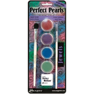 Complete Embellishing Pigment Kit Perfect Pearls / Kit de Pigmentos Decorativos Perlas Perfectas Pigmentos Ranger