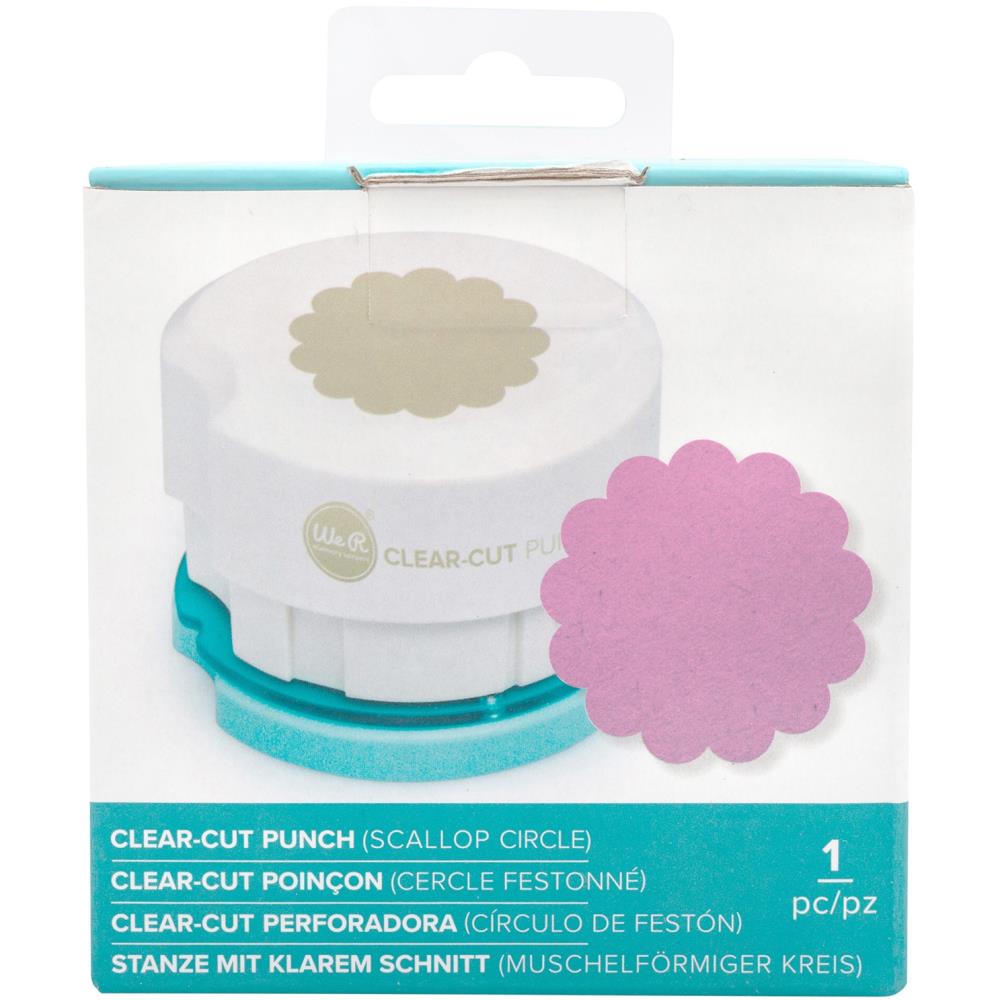 Clear Cut Punch 2" Scallop Circle / Perforadora de Círculo Escalopa Perforadoras We R Memory Keepers