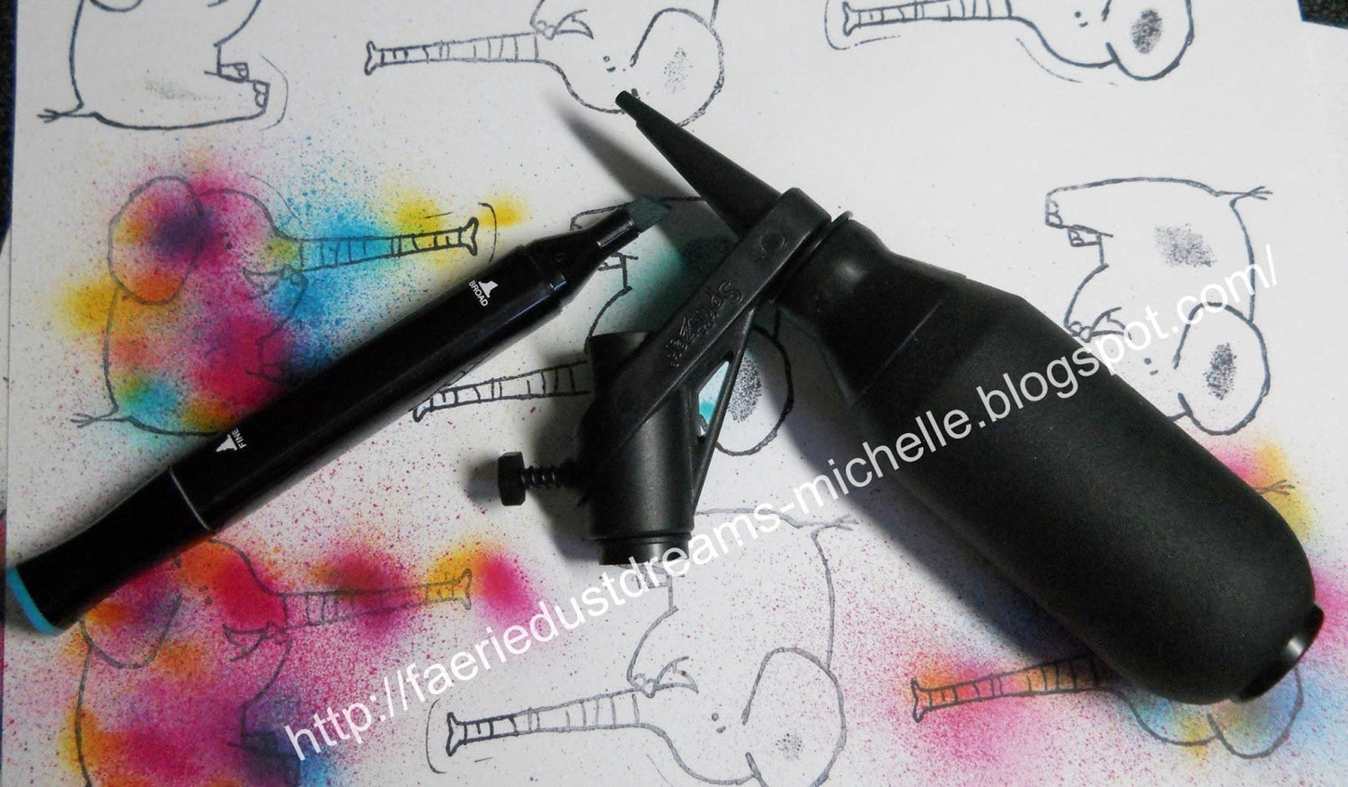 Color Spritzer Airbrush / Aerógrafo Manual Descontinuado Hobbees