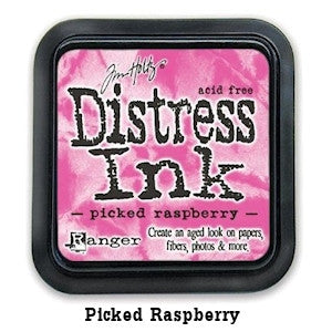 Tim Holtz Distress Picked Raspberry / Tinta para Sellos Tintas Ranger