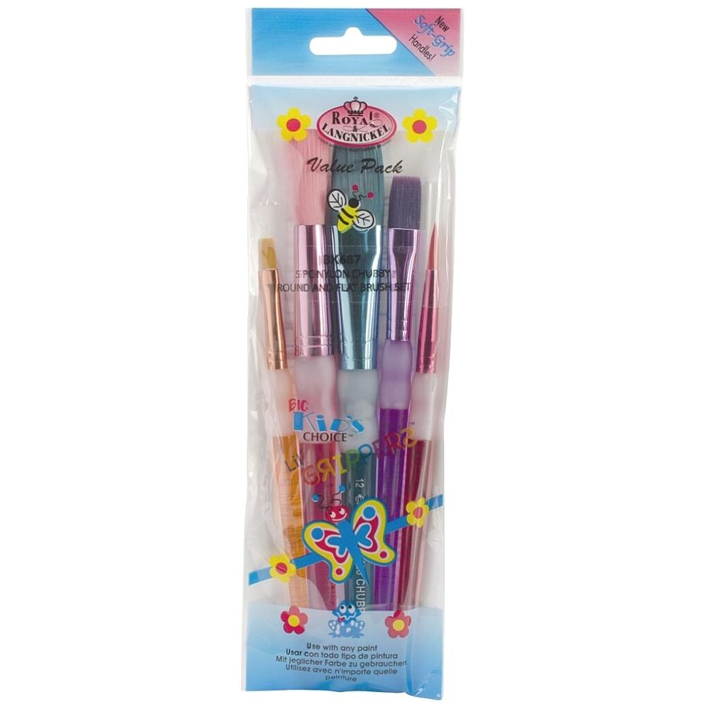 Big Kids Choice Brush Set / Set de Pinceles Grandes Pinceles y Brochas Royal Langnickel