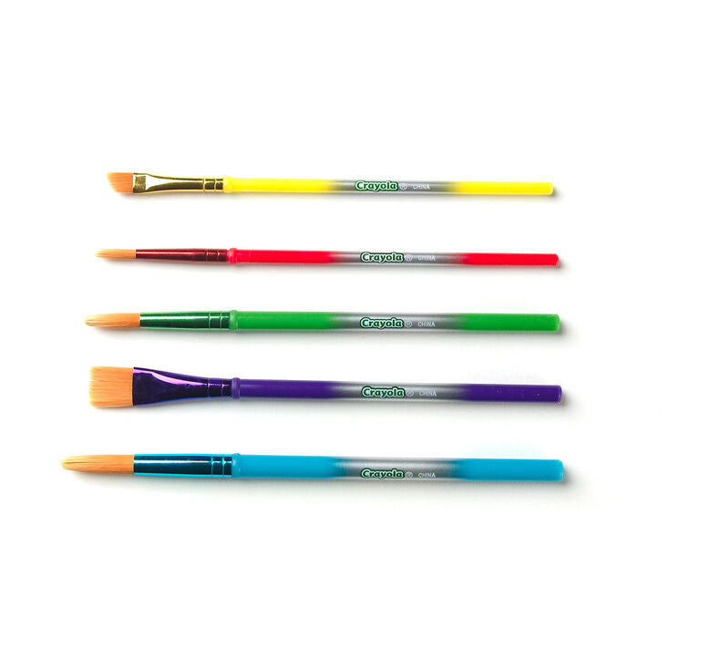 Art &amp; Craft Brushes / Pinceles Pelo Natural Crayola Pinceles y Brochas Crayola