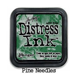 Tim Holtz Distress Pine Needles / Tinta para Sellos Tintas Ranger