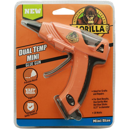 Dual-Temp Mini Glue Gun / Mini Pistola de Silicón de Doble Temperatura Descontinuado The Gorilla Glue